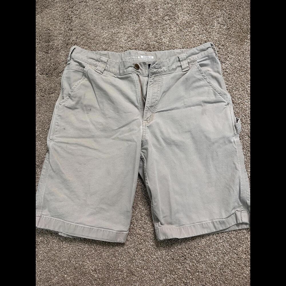 Mens Carhartt Khaki Shorts